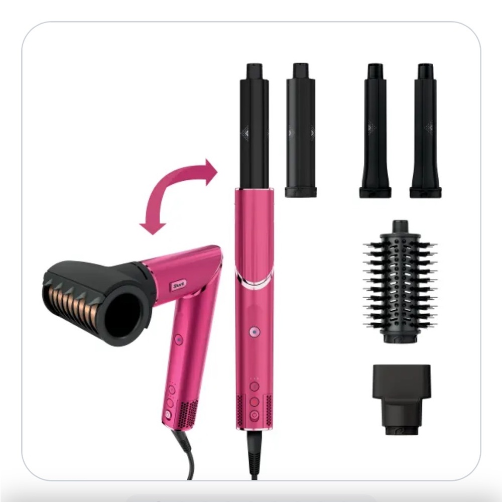 SHARK FLEXSTYLE PRO CURLS AIR STYLING & DRYING SYSTEM MALIBU PINK